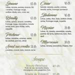 Menu VILLA JNANE Rabat June 2023 495016